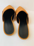 Jenni Kayne Suede Mule in Saddle Size 37