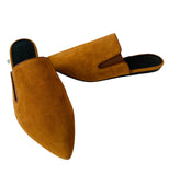 Jenni Kayne Suede Mule in Saddle Size 37