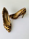 Diane Von  Furstenberg Leopard  Calf Hair Pumps Size 8.5