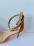 Heels Charm Nude and Clear Heeled Sandals Size 8