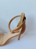 Heels Charm Nude and Clear Heeled Sandals Size 8