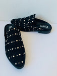 Circus By Sam Edelman Lucille Studded Black Mules Size 10