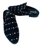 Circus By Sam Edelman Lucille Studded Black Mules Size 10
