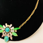 Shades of Green Statement Necklace