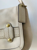 COACH Off White Lester Flap Handbag Style 11263
