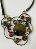 Handmade Artistic Mixed Media Necklace