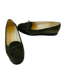 Salvatore Ferragamo Boutique Olive Green Suede Loafer Size 6