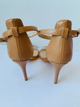 Heels Charm Nude and Clear Heeled Sandals Size 8